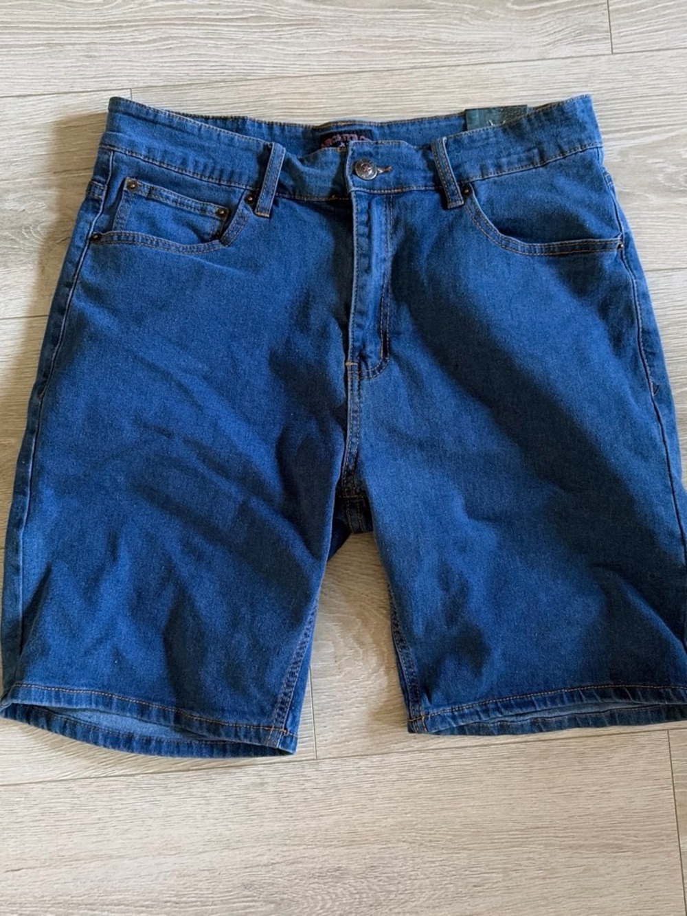Architect Men's Dark Blue Denim Shorts